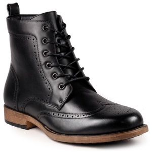 Metrocharm MC309 Black Men's Lace Up Oxford Boot